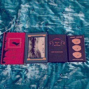 RARE First edition hard cover Signed precious books by Crispin Glover!